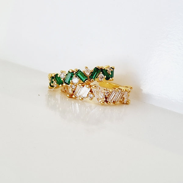 EMERALD ROMANO RING