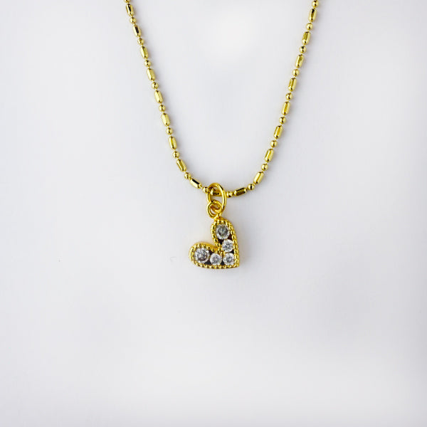 DIAMOND PETITE HEART NECKLACE