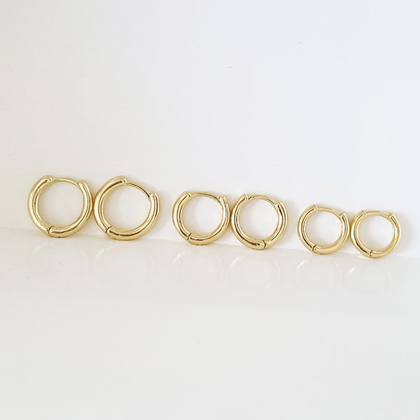 SET HOOP EARRINGS