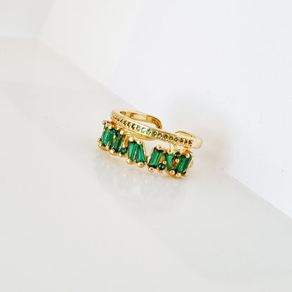 EMERALD ALEXANDRINA RING