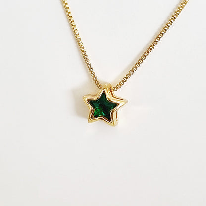EMERALD STAR OPRAH NECKLACE